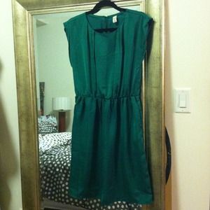 Old Navy green silky dress