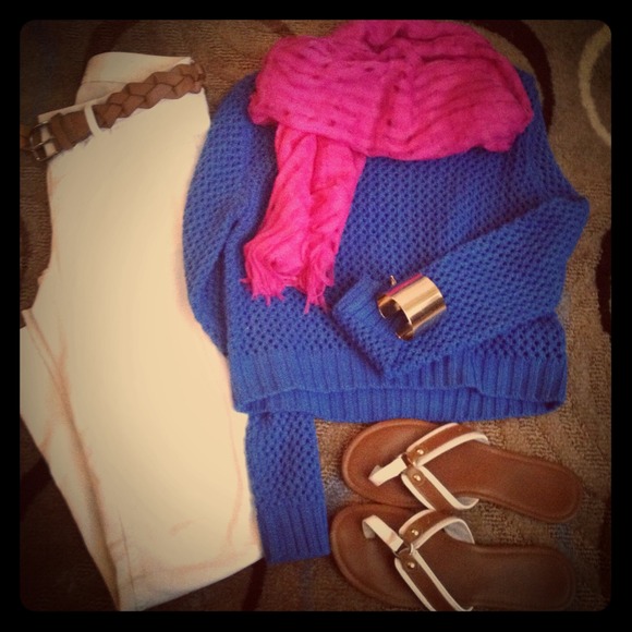 Pink scarf😍👍
