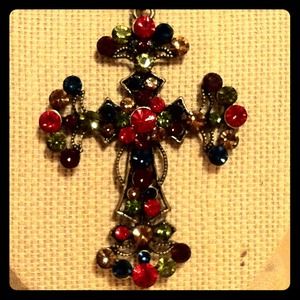 {SOLD} Cross beads necklace