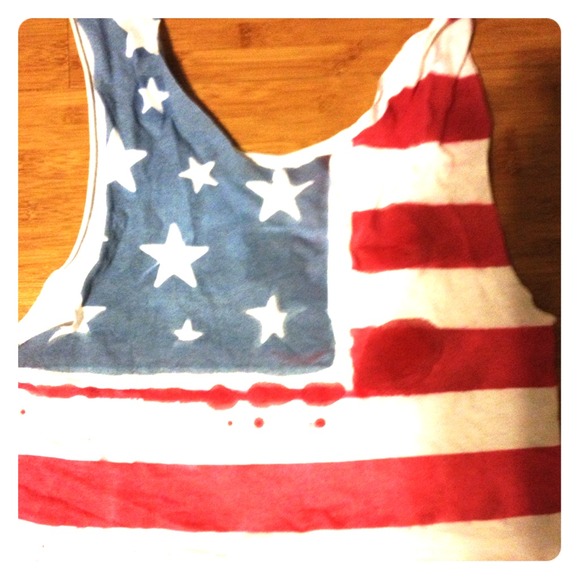 American Flag Relaxed Fit Tank - Picture 1 of 3