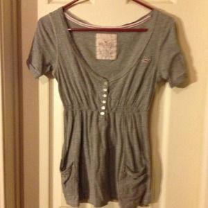 Hollister Tops - Bundle! Hollister gray baby doll T Hollister Tops - Bundle! Hollister gray baby doll T