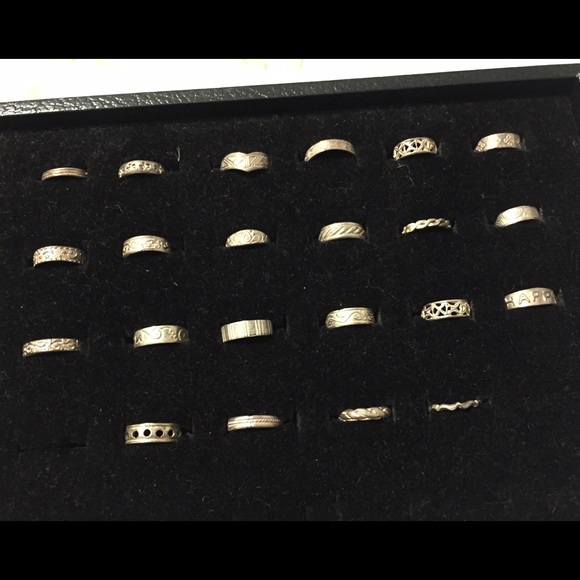 Silver adjustable toe rings - Picture 3 of 4