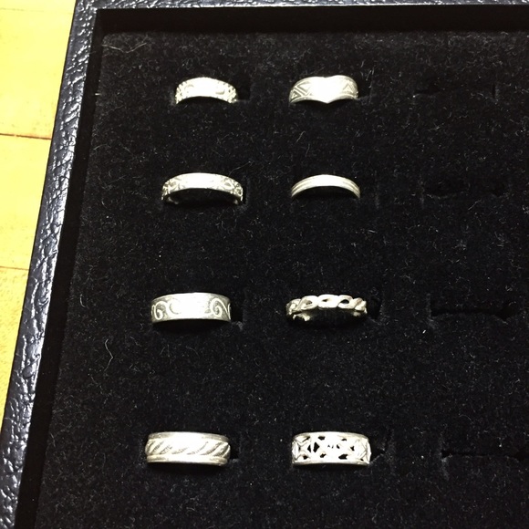Silver adjustable toe rings - Picture 4 of 4