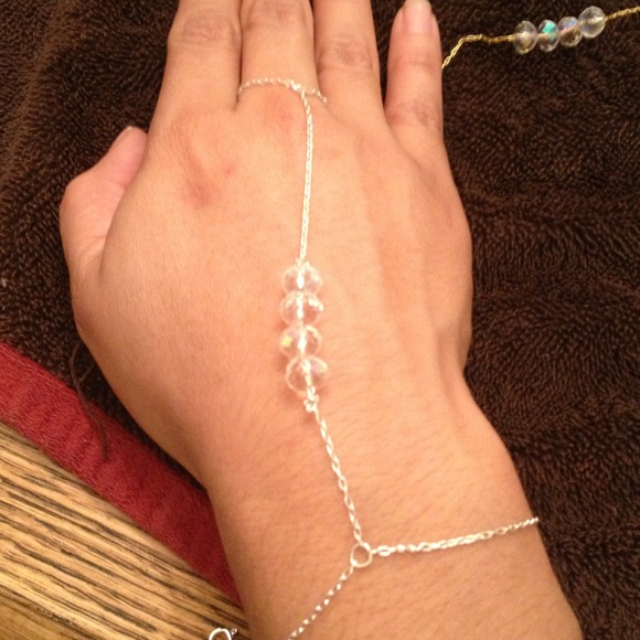 Crystal Slave Chain Bracelet - Picture 2 of 3