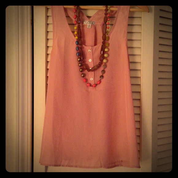 ❌SOLD❌Rose pink blouse