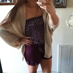 Creamy colored cardigan