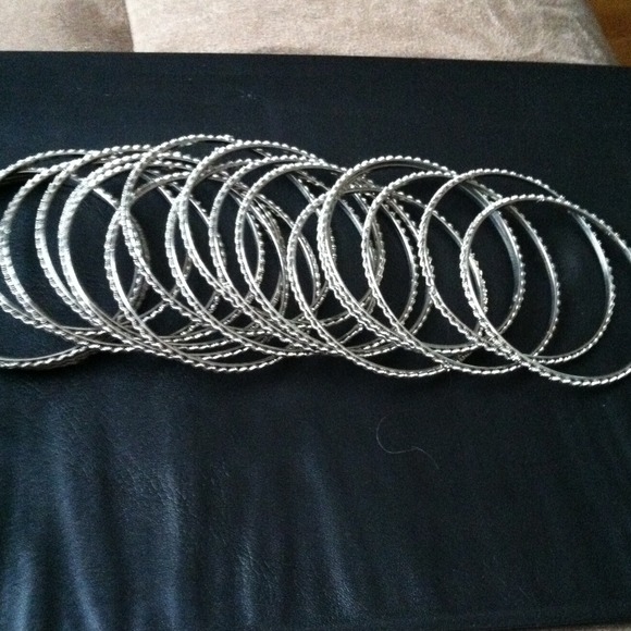 Silver Bangles