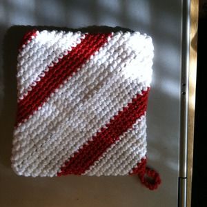 Pot holder 1, or dishrag 2