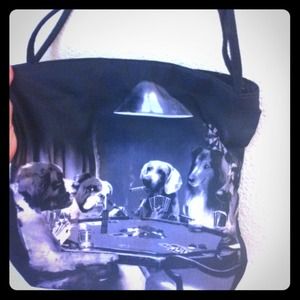 Purse- Dogs Playing Poker