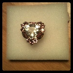 Custom made pendant for slider.14k,amethyst,topaz