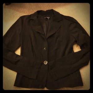 Black blazer and shirt