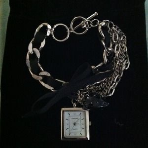 bebe Charm bracelet watch!