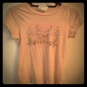Freedom screen printed tee.
