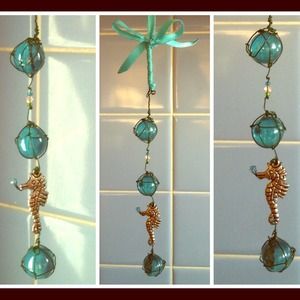 Seahorse Sun Catcher/Fan Pull