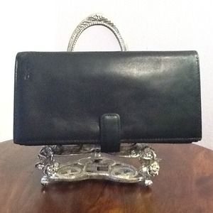 DKNY black leather wallet