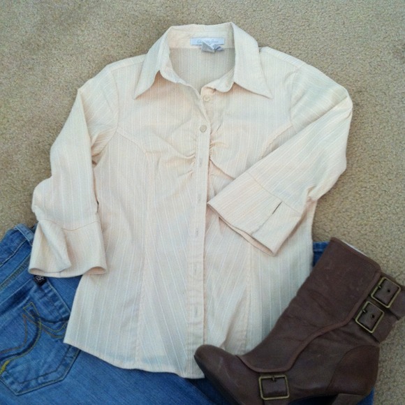 Stretchy 3/4 sleeve shirt