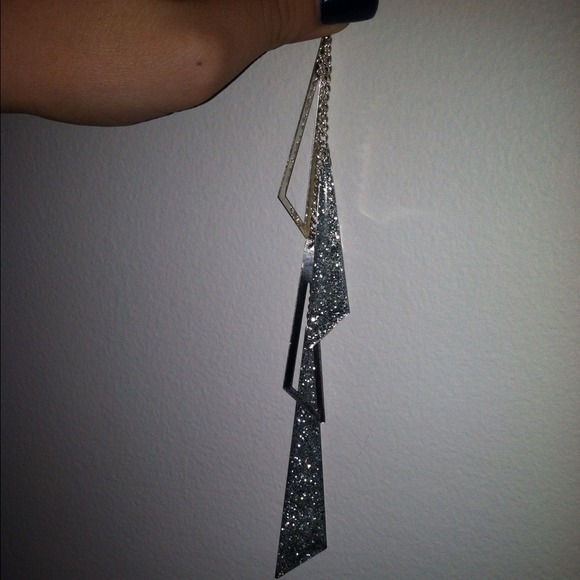Silver earrings