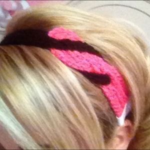 Handmade crochet headband