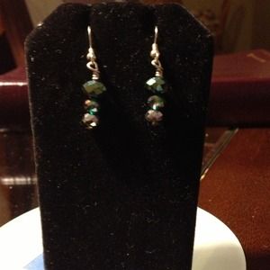 Glass bead earrings