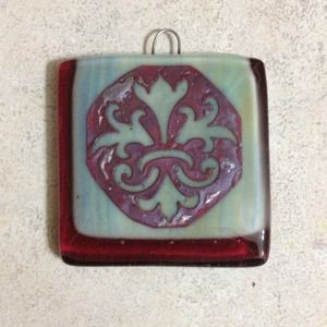 Handmade glass pendant