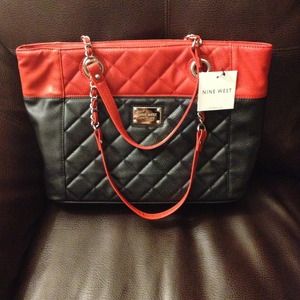✨REDUCED✨NINE WEST QUILTED COLOR BLOCK