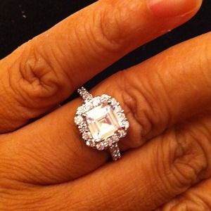 💢reserved💢Pave Princess Ring.