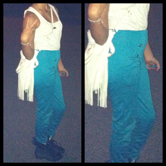 For luxedivva12 blue high waisted pants