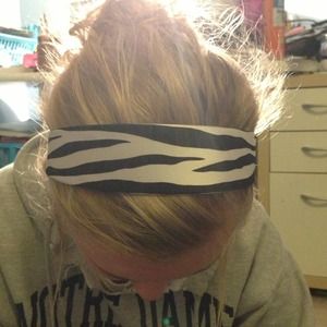 Zebra headband!