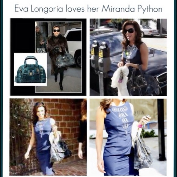 •VERY RARE• Coach Miranda Python Satchel - Picture 4 of 4