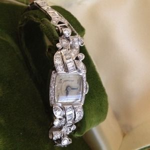Platinum and Diamond Ladies Watch