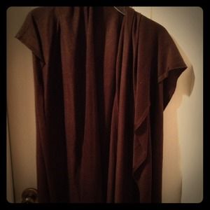A chocolate brown cape