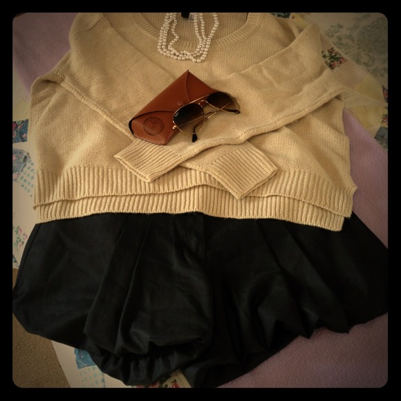 H&M cozy cream sweater