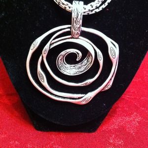Silver swirl