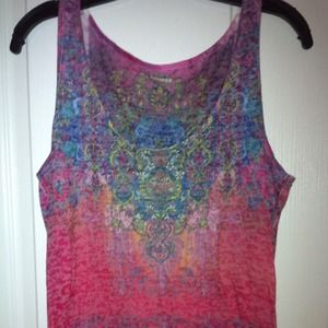 Sold 🎉Multicolored tank from Express