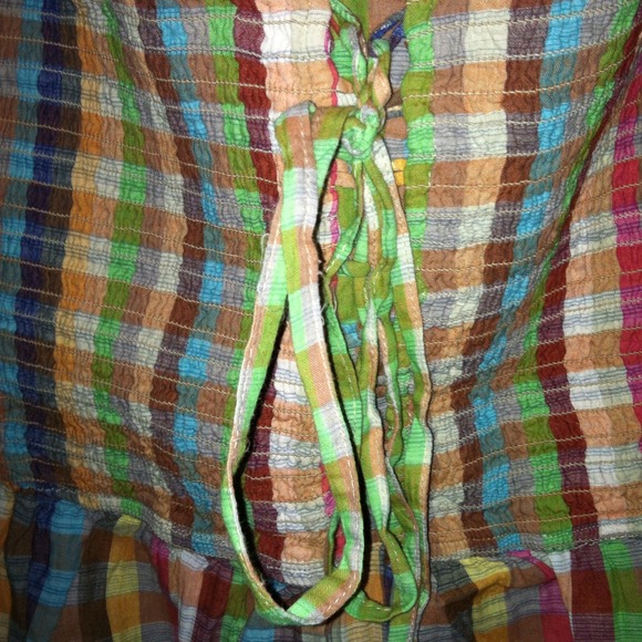 BNWOT!! Plaid strapless dress, never worn! - Picture 2 of 4