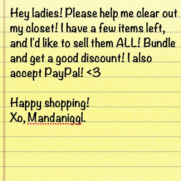 Shop my closet! :D - Picture 1 of 1