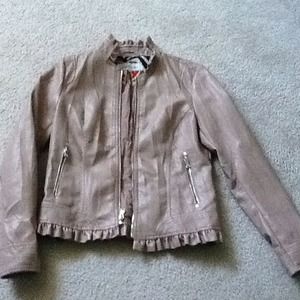 🌹SOLD🌹NEW LEATHER LIKE JACKET