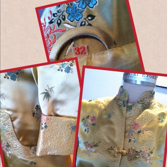 🌝SALE 1970's Asian Duster/Light Coat - Picture 3 of 4