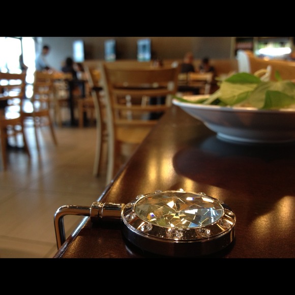 Accessories - 2 Crystal Clear Purse Hangers for @allikmarie