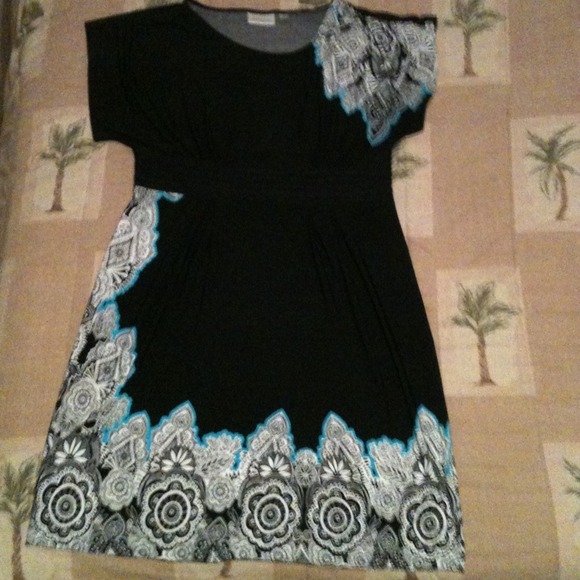 Black dress with accents