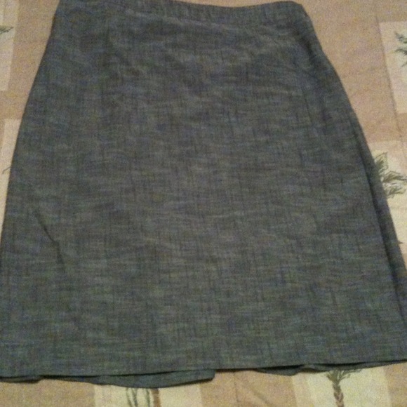 Grey Pencil Skirt