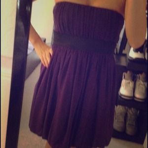 Pretty Purple Bubble Dress