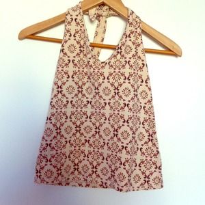Gap Duck Pattern Halter Tank Top Sz S