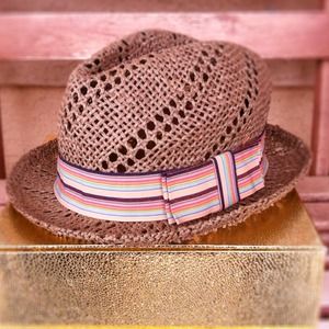 Forever 21 fedora style straw hat
