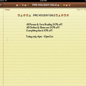 SALE SALE SALE!