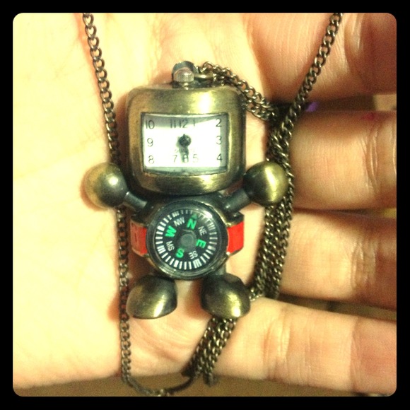 Long robot necklace