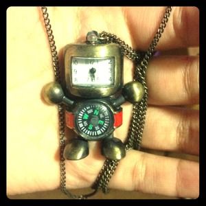 Long robot necklace
