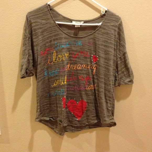 🔴SOLD🔴Cute grey shirt
