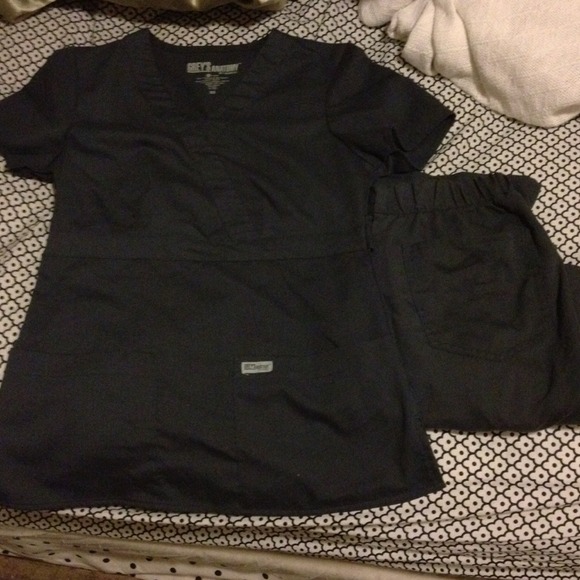 Greys Anatomy navy blue scrub set! NWOT