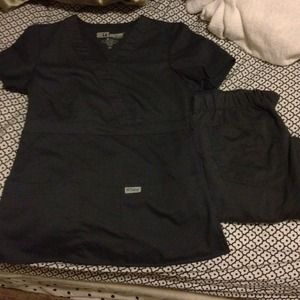 Greys Anatomy navy blue scrub set! NWOT